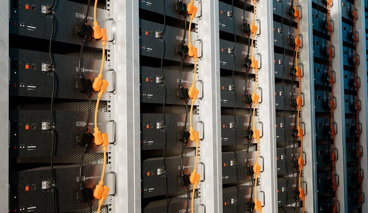 Lithium battery modules for industrial energy storage